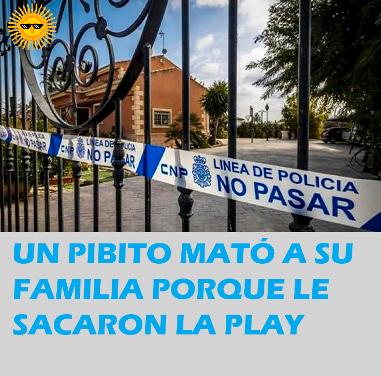 UN PIBITO MATÓ A SU FAMILIA PORQUE LE SACARON LA&nbsp;PLAY