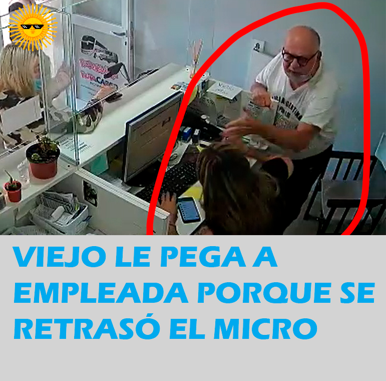 VIEJO LE PEGA A EMPLEADA PORQUE SE RETRASÓ EL&nbsp;MICRO