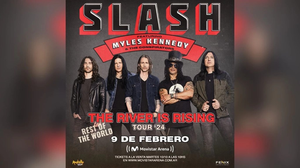 Slash ft. Myles Kennedy & The Conspirators llega a la&nbsp;Argentina