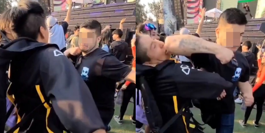 México: Quiso iniciar el pogo y terminó&nbsp;noqueado