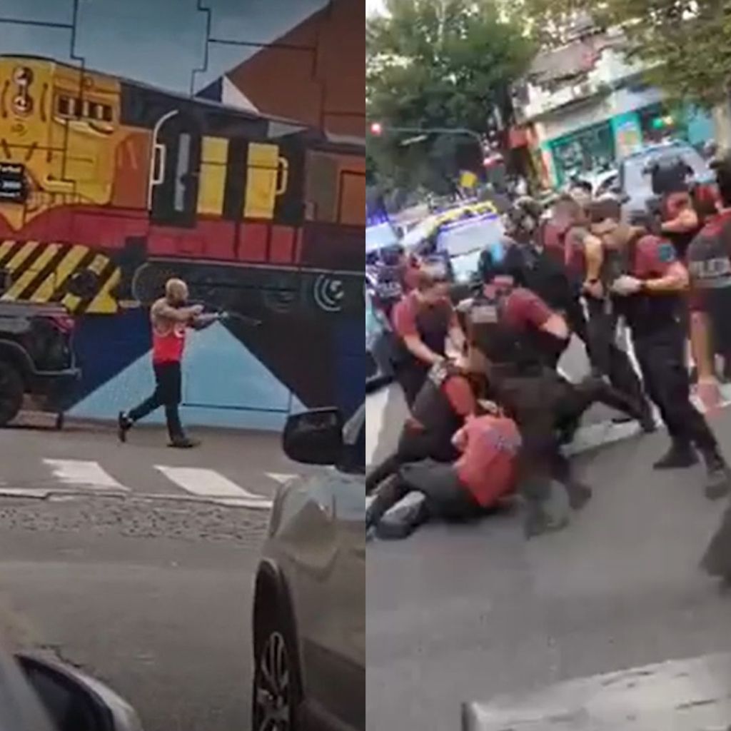 VIDEO: Hombre dispara escopetazo a la policía y es&nbsp;detenido