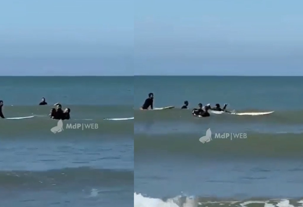 Pelea de surfers: El agresor estaría con el agua al&nbsp;cuello