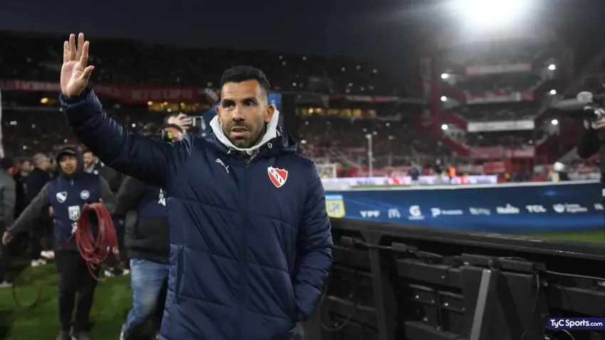 Carlos Tevez dejará de ser el DT de Independiente tras el partido con&nbsp;Platense