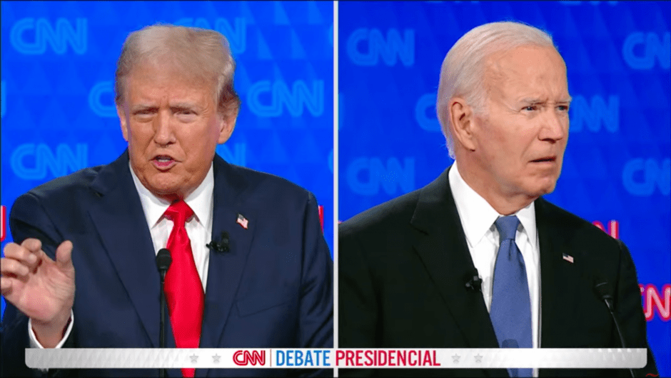 Tensos cruces entre Biden y Trump en debate&nbsp;presidencial