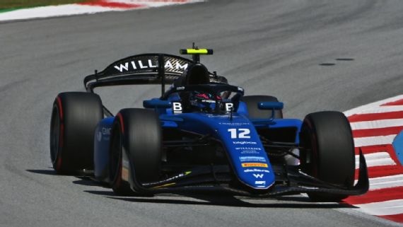 Fórmula 2: Franco Colapinto la pasó mal en la carrera sprint de&nbsp;Barcelona