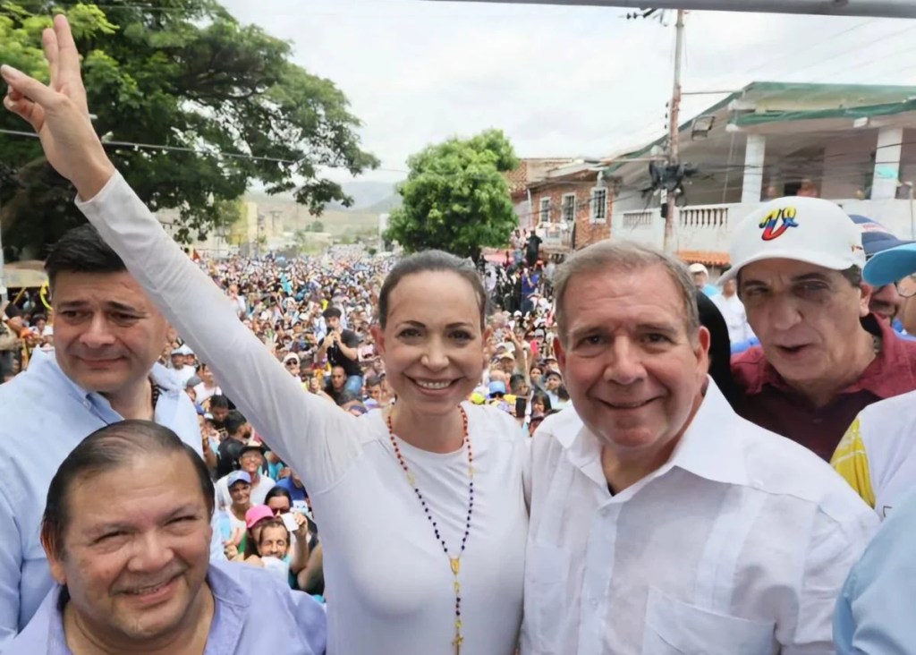 María Corina Machado y Edmundo González colmaron las calles de Maracaibo en la recta final de la campaña para el&nbsp;28J