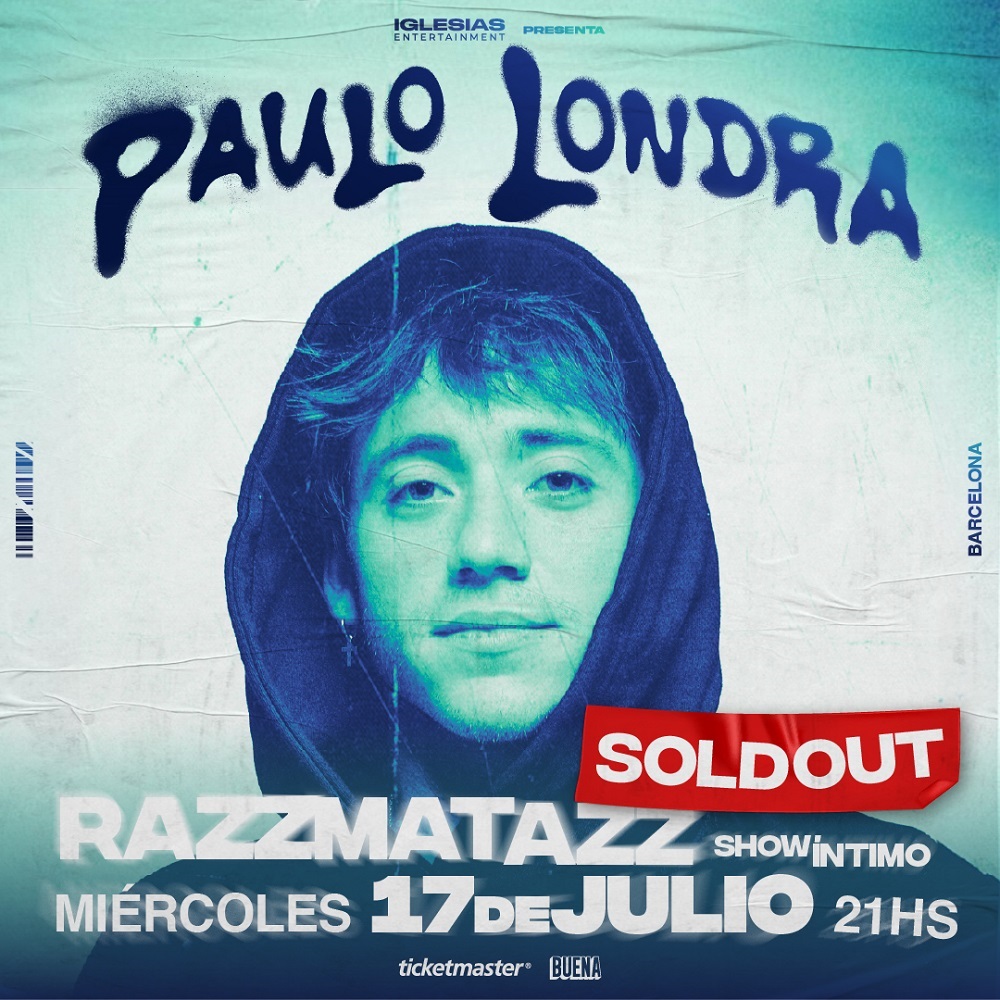 Paulo Londra agota en menos de 1 minuto las entradas para su reencuentro con fans en&nbsp;Barcelona
