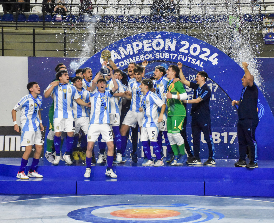 Argentina se consagra Bicampeón del Sudamericano Sub 17 de&nbsp;Futsal