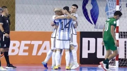 Argentina goleó 6-1 a Kazajistán y avanza a las semifinales del Mundial de&nbsp;Futsal