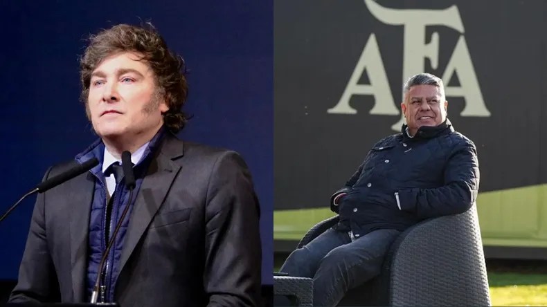 Día clave en el conflicto entre el Gobierno y la AFA: Milei y Chiqui Tapia definen los próximos&nbsp;pasos