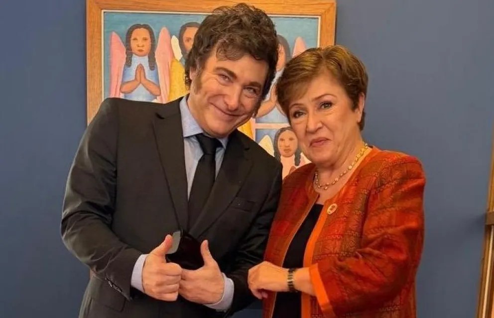 Javier Milei avanza en un nuevo acuerdo con el FMI tras reunirse con Kristalina&nbsp;Georgieva