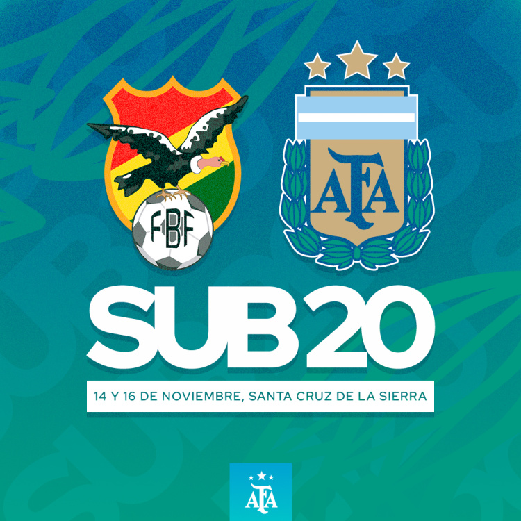 Selección Argentina Sub 20 enfrentará a Bolivia en dos amistosos&nbsp;preparatorios