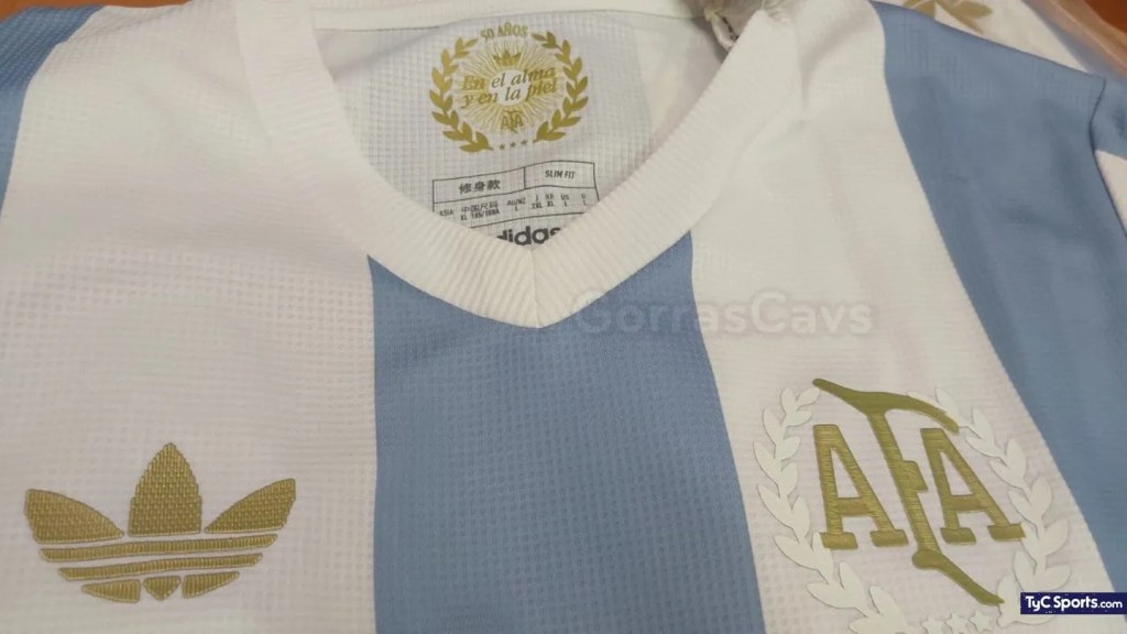 Argentina presentó su camiseta retro: un homenaje a 50 años de historia con&nbsp;Adidas
