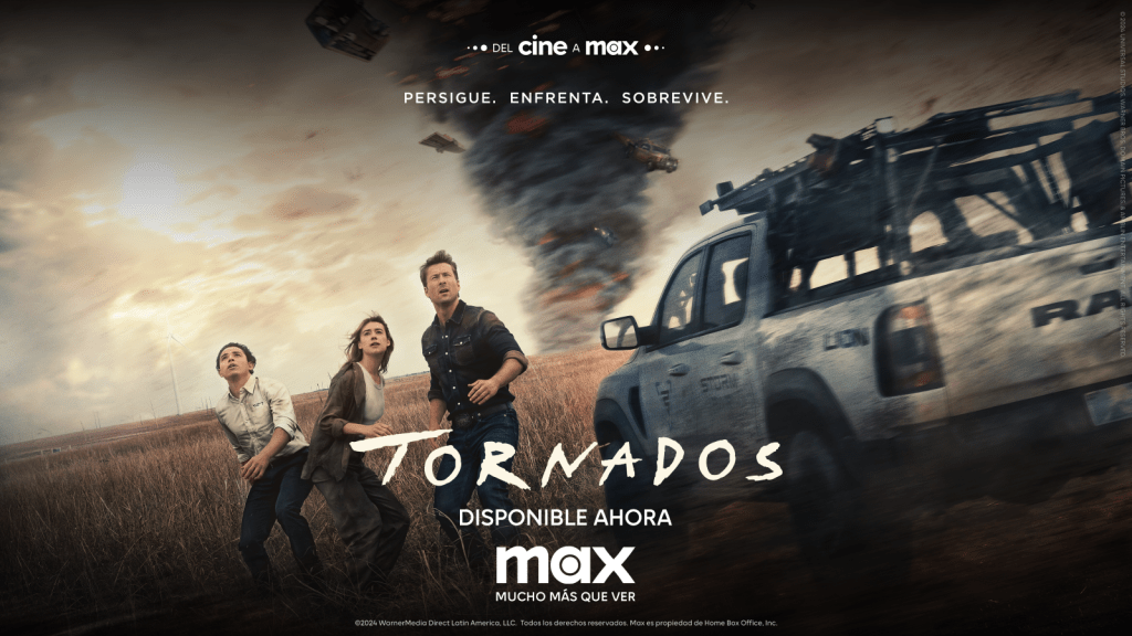 Llega “Tornados” a Max: acción y desastre en la pantalla con Glen Powell y Daisy&nbsp;Edgar-Jones