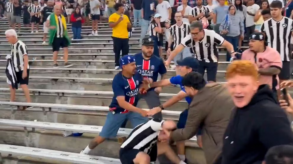 Hinchas de Botafogo vs PSG en el Mundial de&nbsp;Clubes