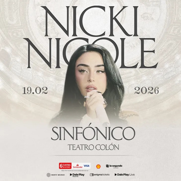 Nicki Nicole llega al Teatro Colón con un show&nbsp;sinfónico