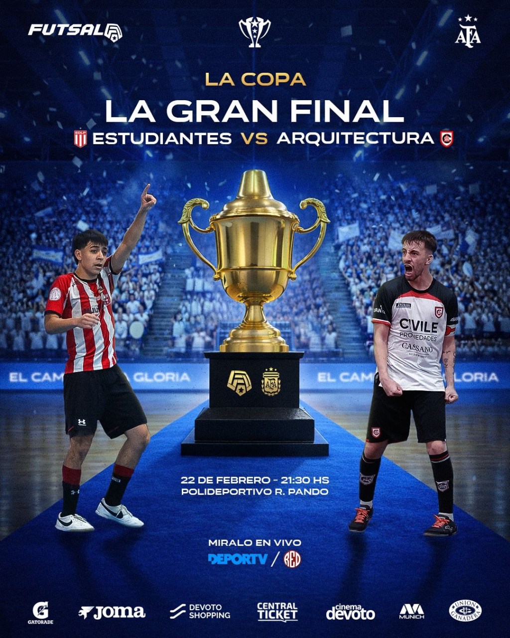 La gran final: El Futsal define su nuevo equipo para la Primera D de&nbsp;AFA