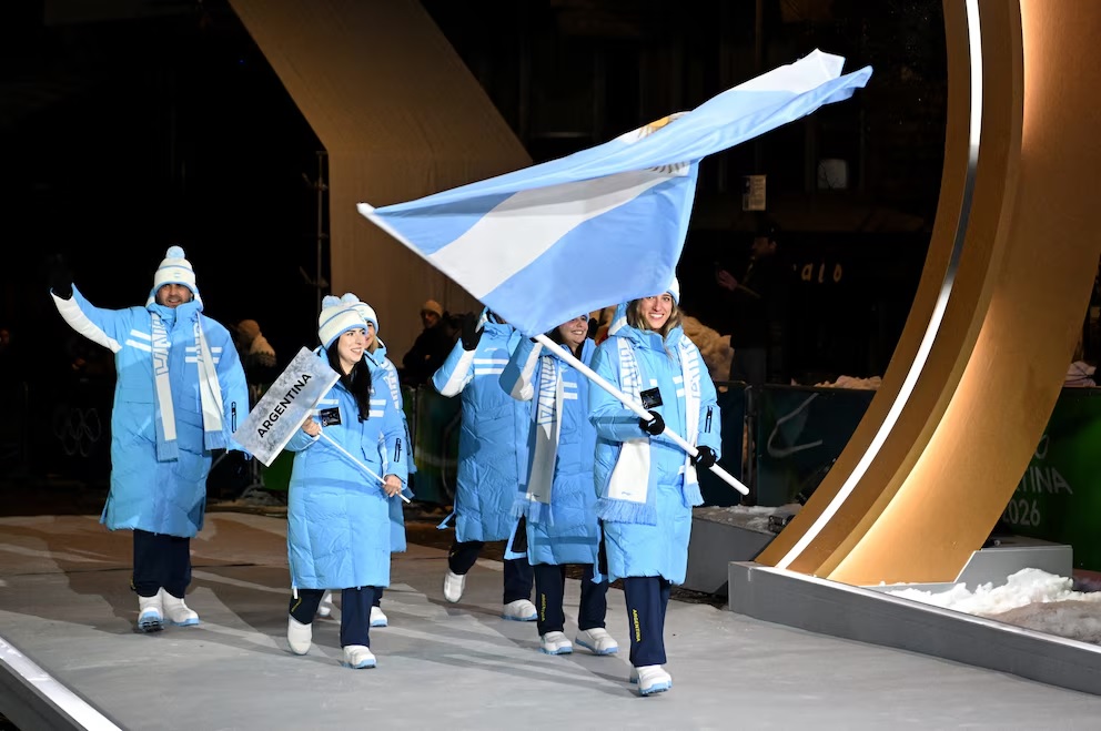 JJOO de Invierno Milán-Cortina 2026: así fue el desfile de la delegación&nbsp;argentina