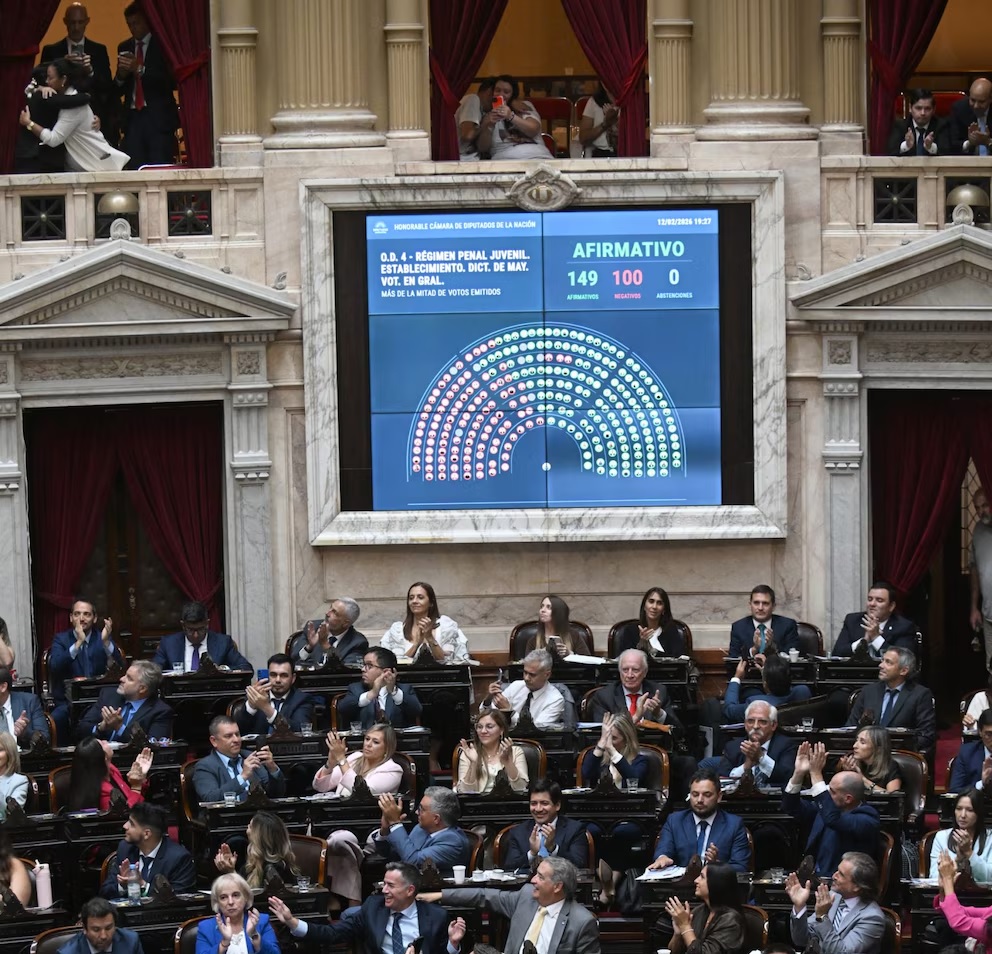 Diputados aprobó la baja en la edad de imputabilidad a 14&nbsp;años