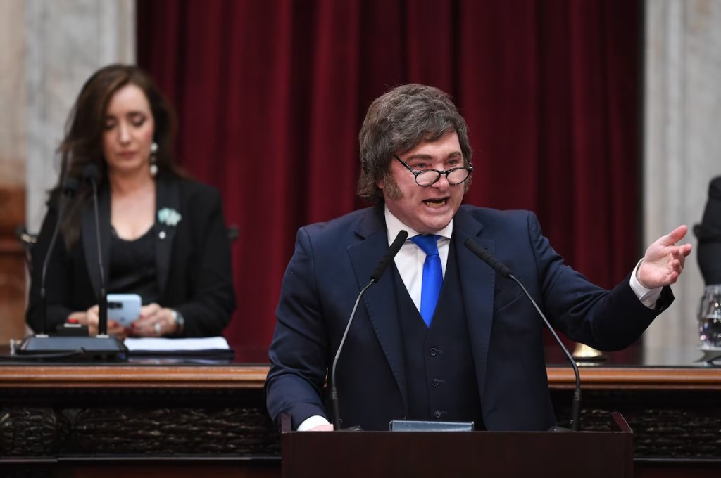 Milei abrió las sesiones ordinarias en el&nbsp;Congreso